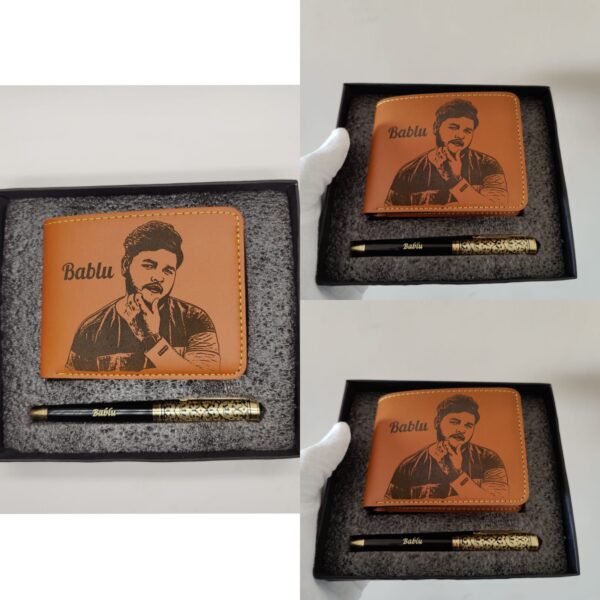 Customized men's wallet Combo