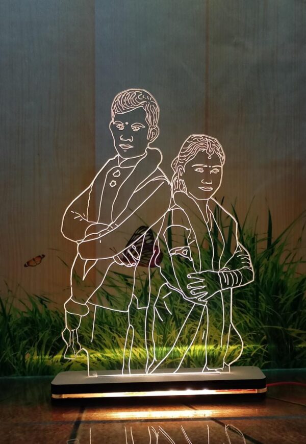 Photo Cutout Sketch Lamp