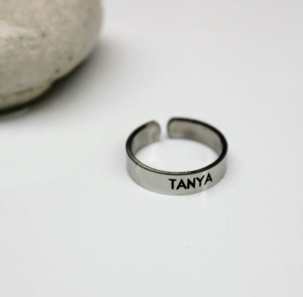 Customize Name Ring