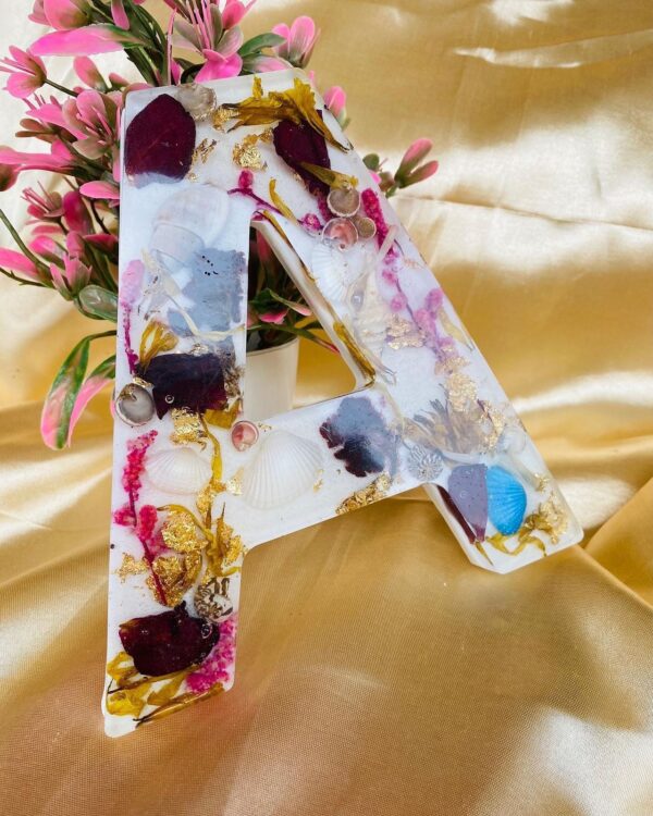 Personalized Resin Letter