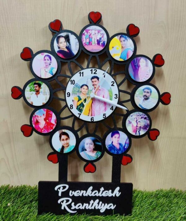 Customize wooden clock frame