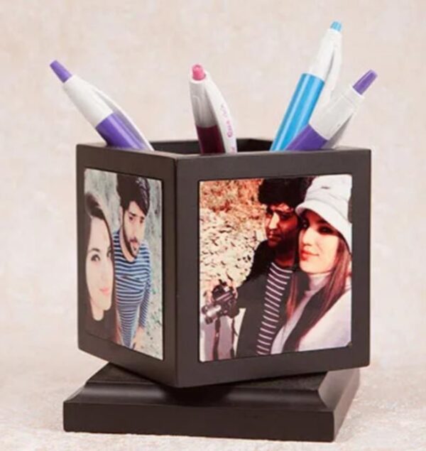 Personalized Wooden Pen Holder