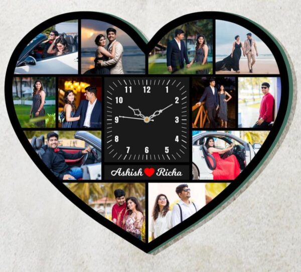 Customized Heart Clock