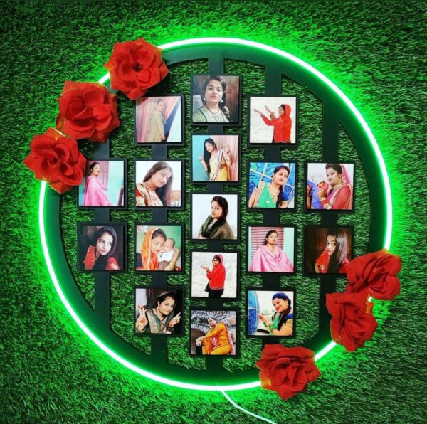 Neon Prop With Floral