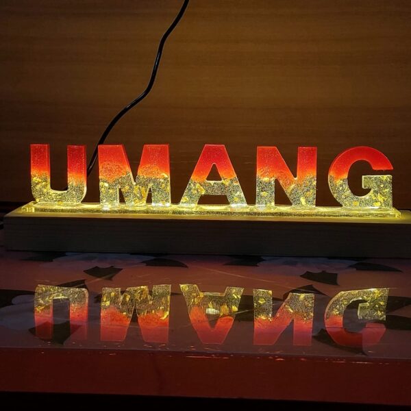 Customized Led name stand