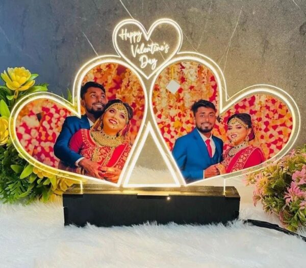 Customized LED Heart Table Top